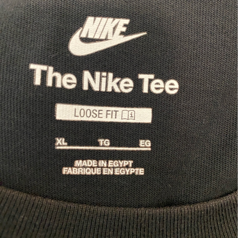 Nike Black Short-Sleeve Tee with Palm Logo, Size XL - Picture 4 of 5